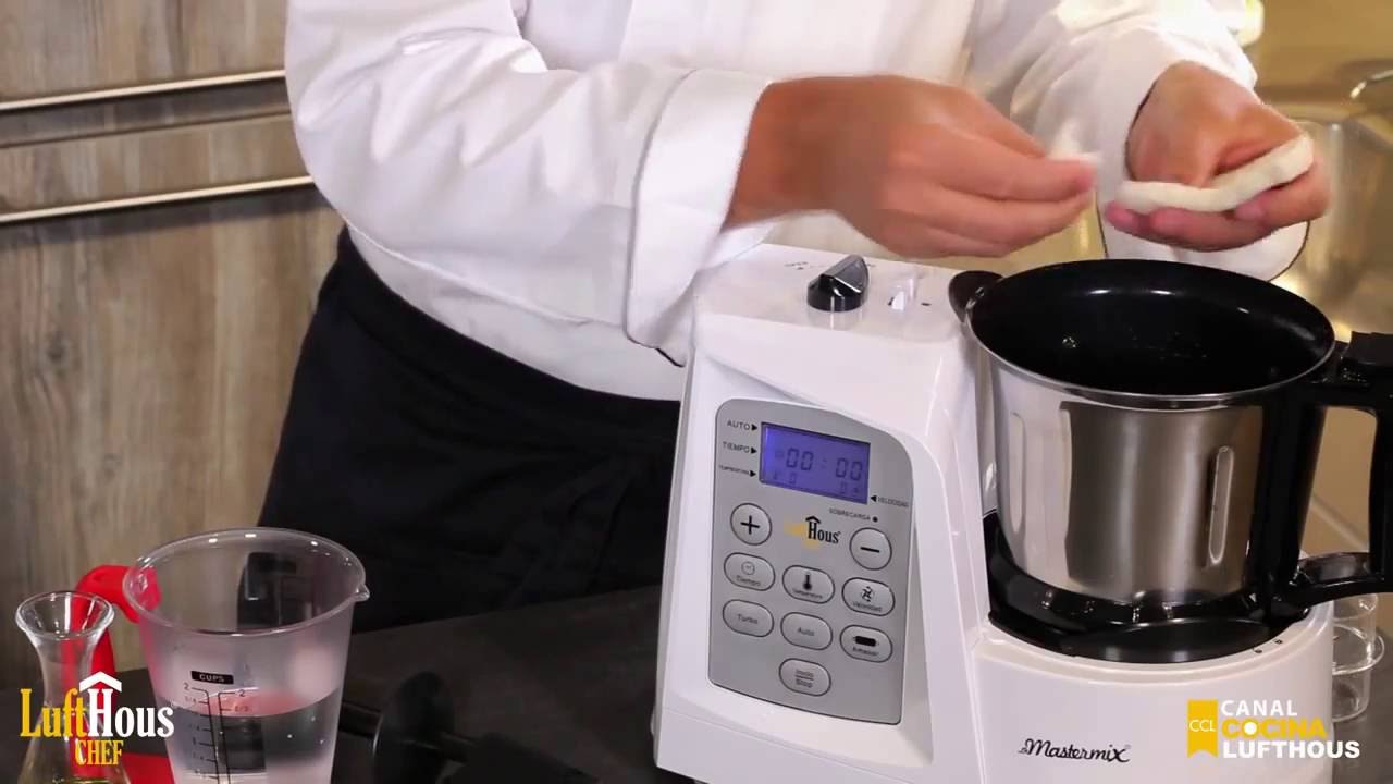 Recetas Mastermix - Salmorejo con mango - Discusal Hogar