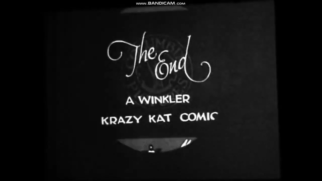 krazy kat end cards (1916 - 1934)