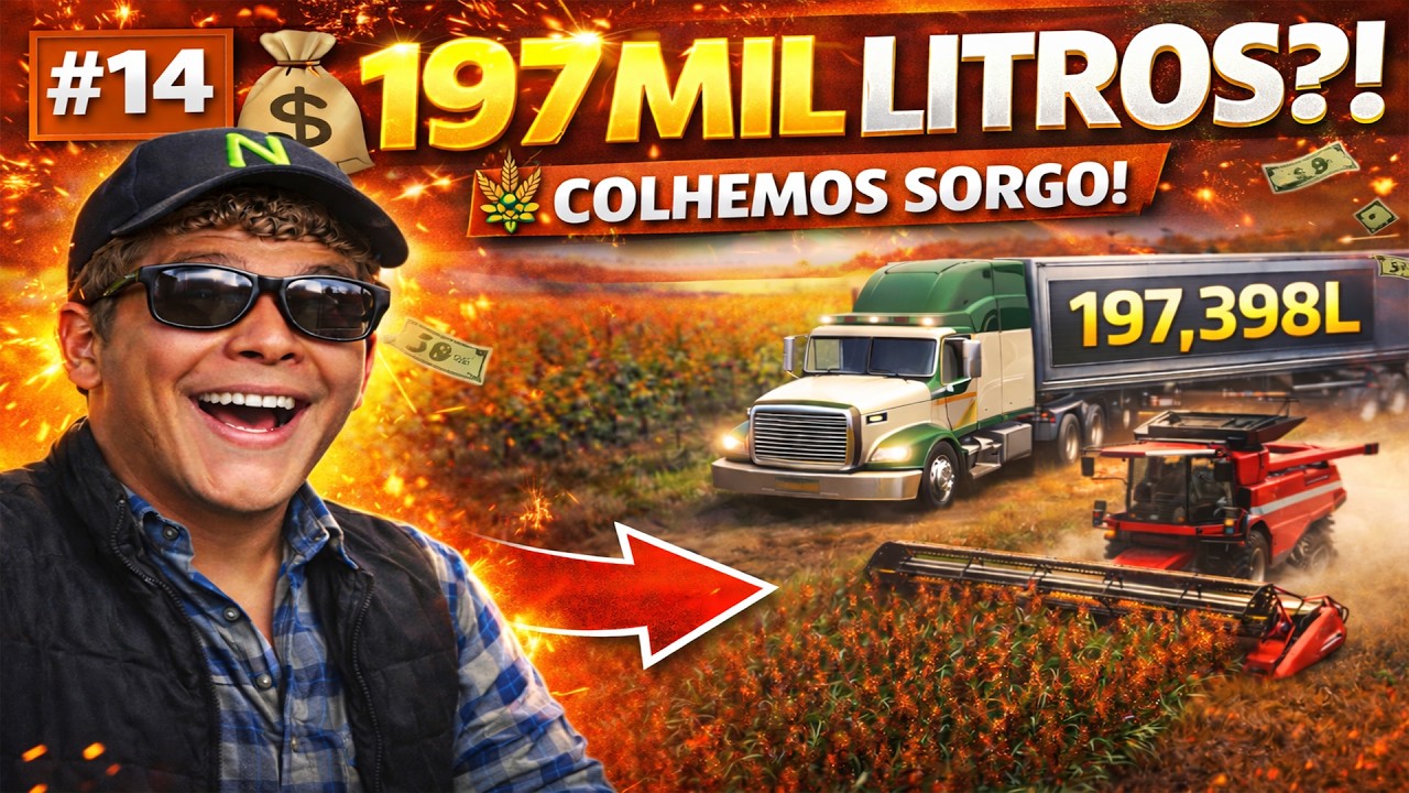 🚜 Ziemia niczyja #14 🌾 ZBIERALIŚMY SORGO I ZAROBILIŚMY DUŻY ZYSK Z JĘCZMIENIA!