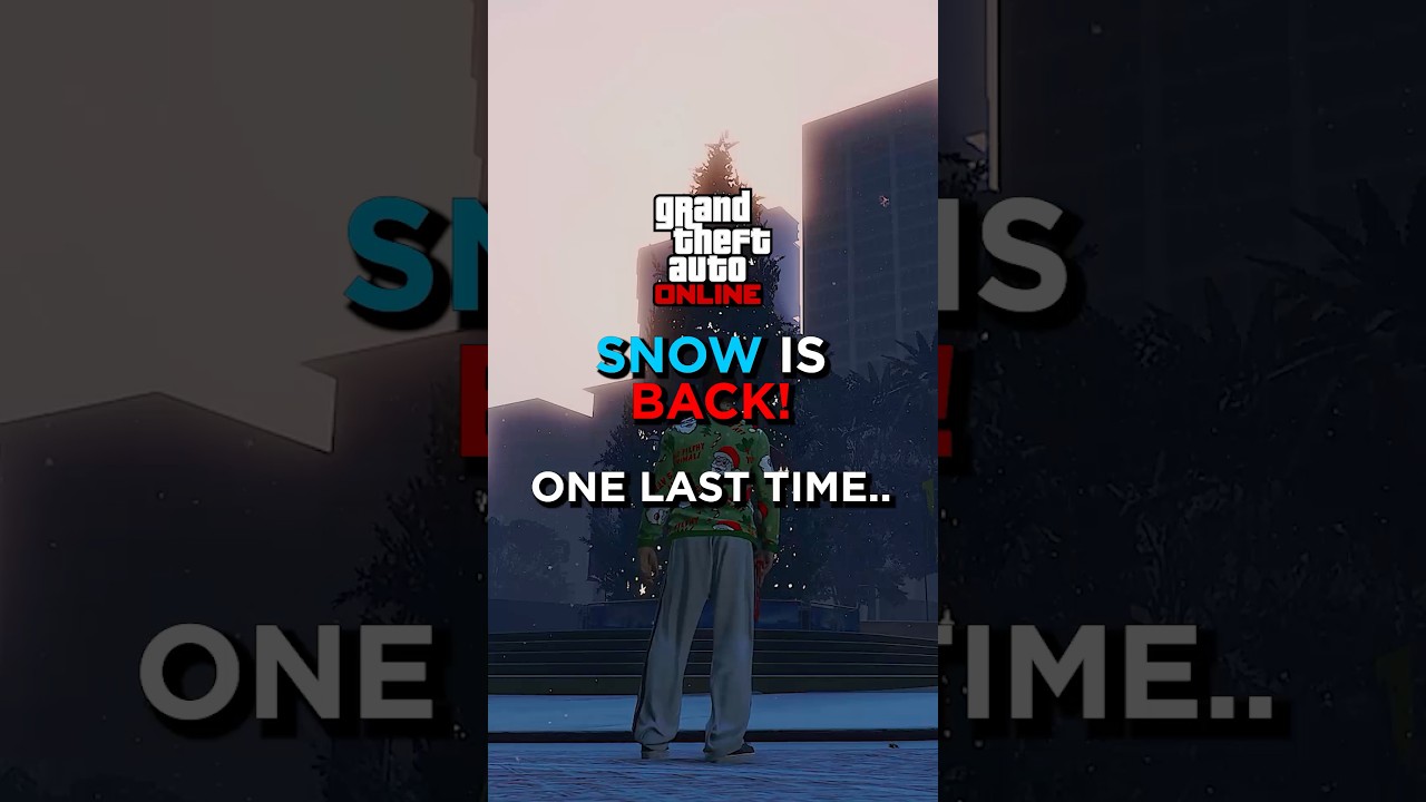 SNOW IS BACK IN GTA!!