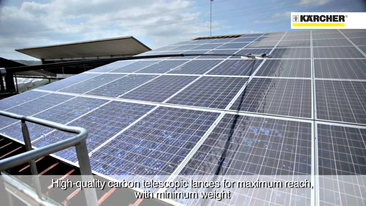 K&auml;rcher Photovoltaic cleaning system iSolar