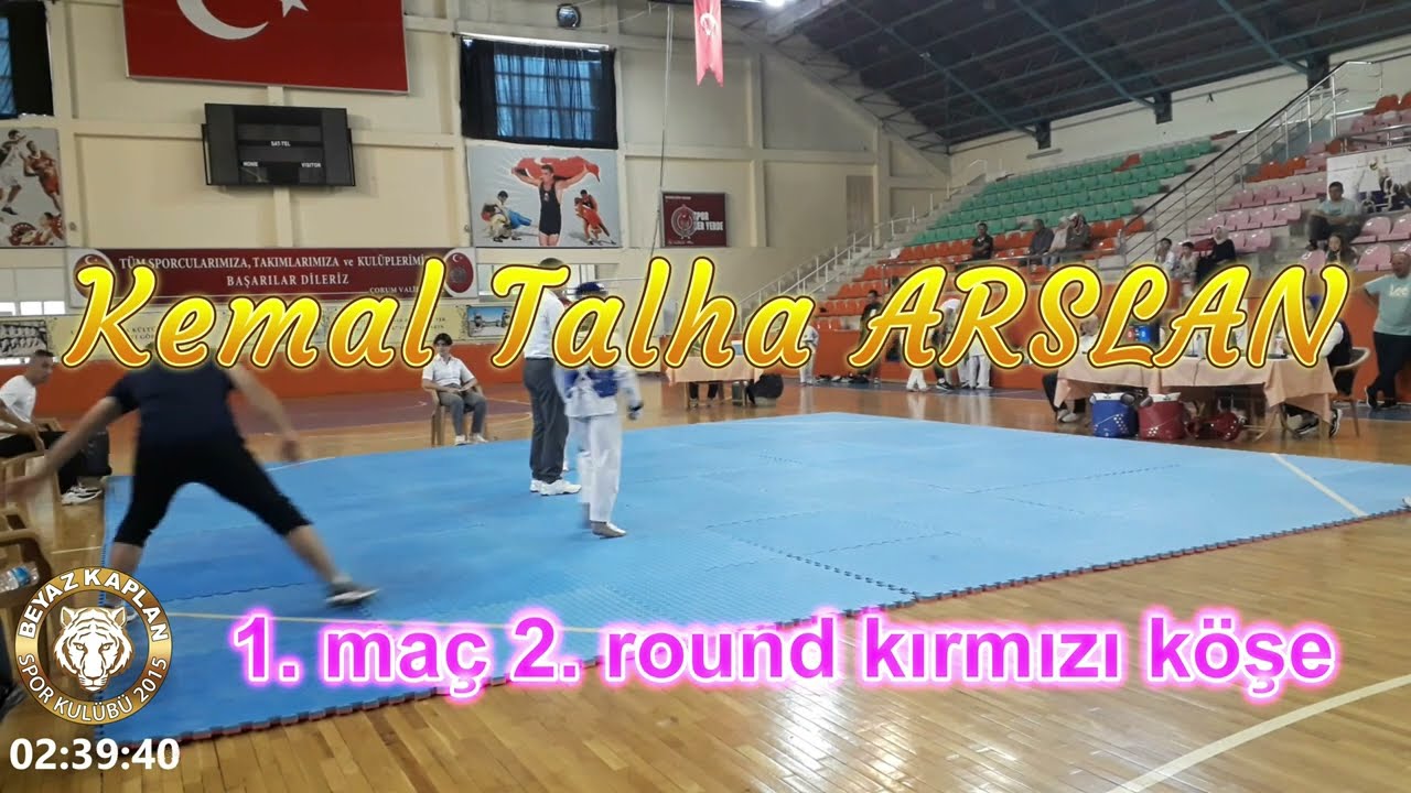 Kemal Talha ARSLAN 20 Ağustos 2023 Minik erkekler 36 kg Türkiye Taekwondo Çorum Seçmesi İkincisi