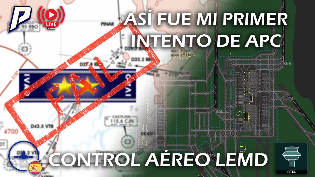 OS CUENTO CÓMO FUE MI 1º EXAMEN APC EN MADRID APP | IVAO ES | PilotoF-22