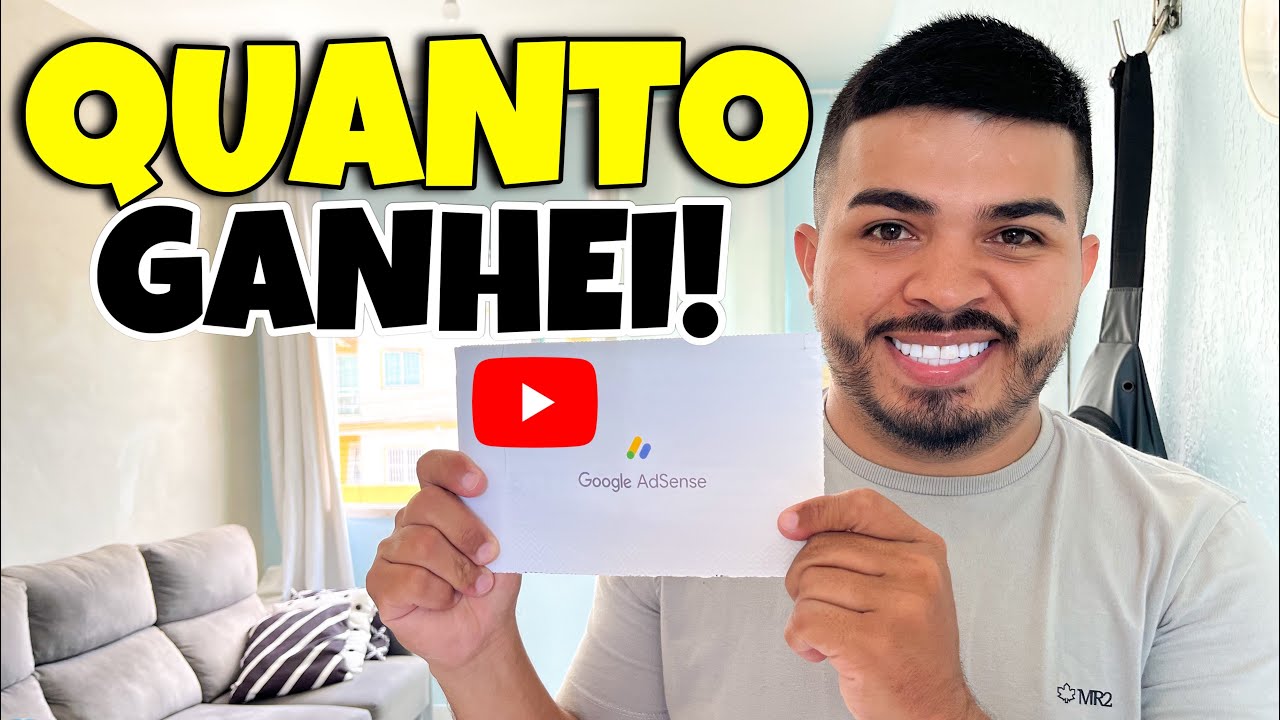 MEU PRIMEIRO PAGAMENTO DO YOUTUBE, VEJA QUANTO EU GANHEI🤑🤑