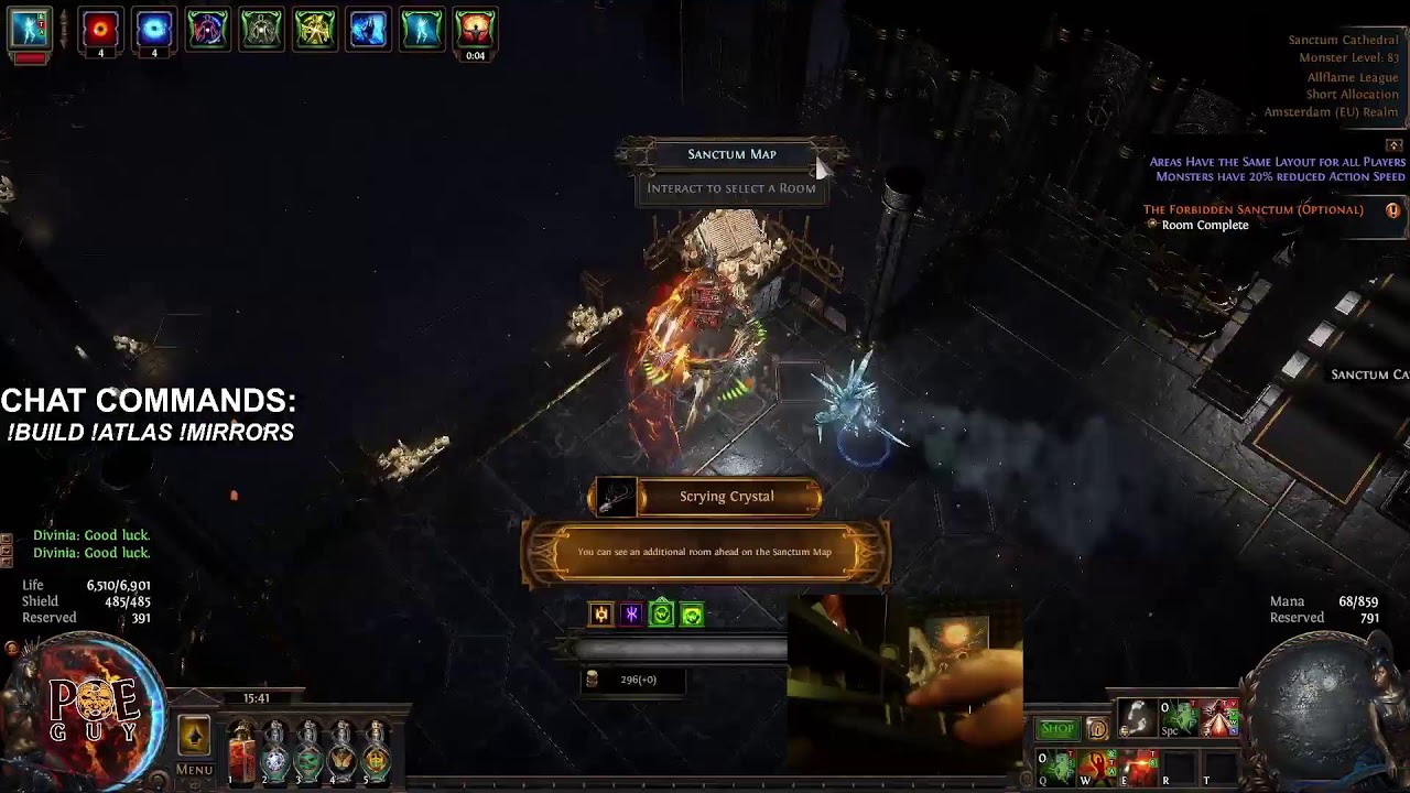 Lvl 100 TODAY! ~2-3 Mirrors IN ONE DAY: !mirrors !atlas - POEGuy's BALLISTA 3.29(Direct Hit EA)