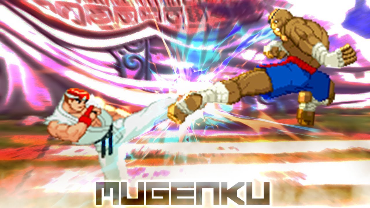 Ryu's Heavy Damage Combo vs Sagat's Combo Breaker! Intense Fight! Street Fighter MUGEN Multiverse