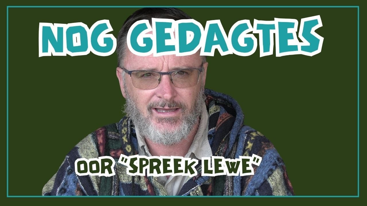Nog gedagtes rondom 