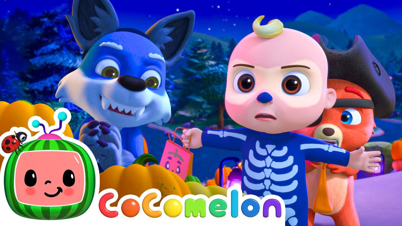 Stay Away From Boba 🐺 Pumpkin Trick or Treat 🎃 CoComelon JJ's Animal Time | Animal Songs