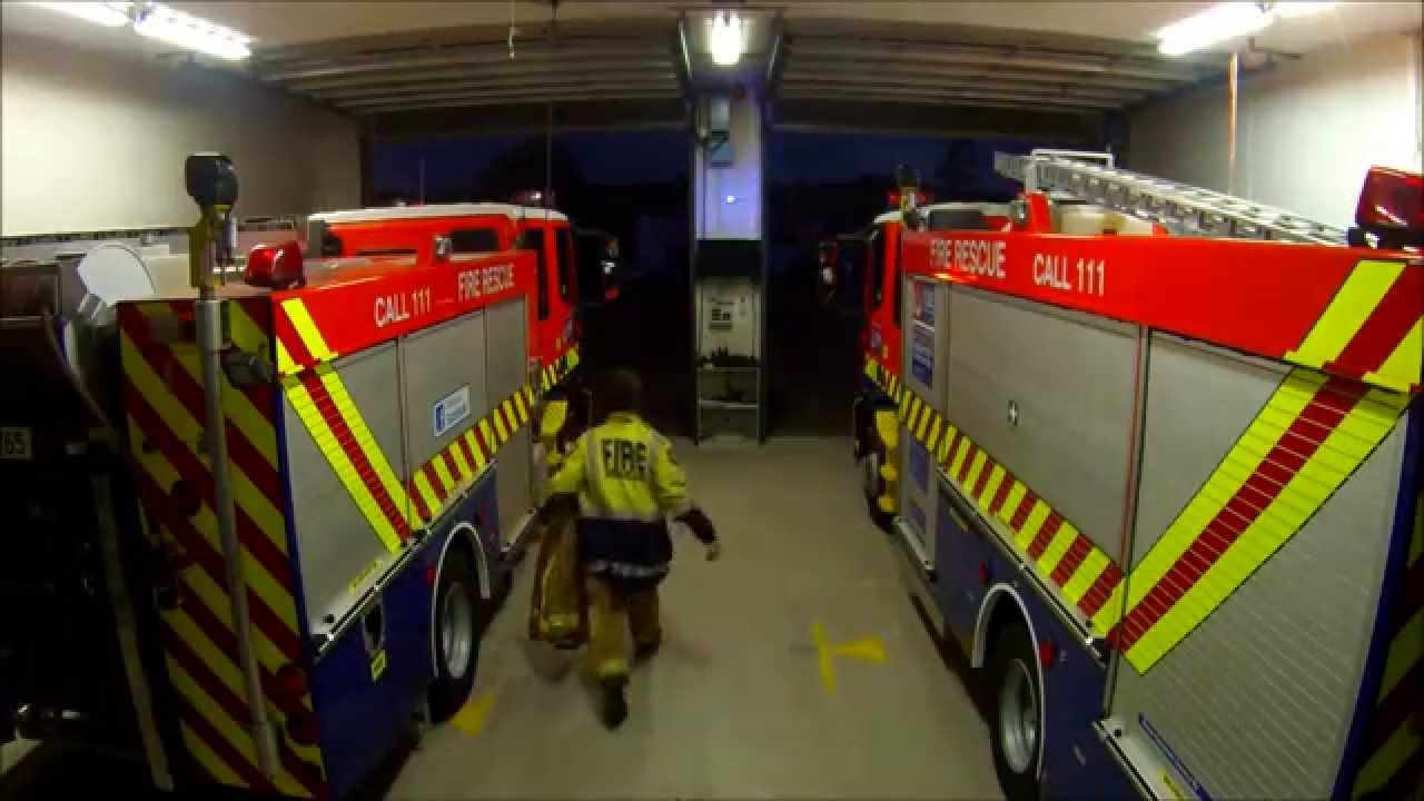 Kumeu Volunteer Fire Brigade responding to a callout on Guy Fawkes night 2014