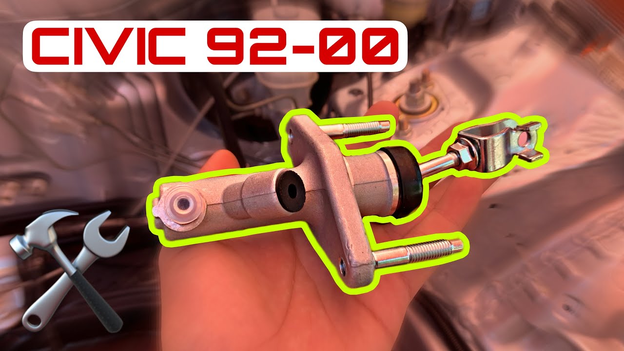 COMO CAMBIAR CILINDRO MAESTRO CLUTCH FACIL Y RAPIDO CIVIC 1992-2000