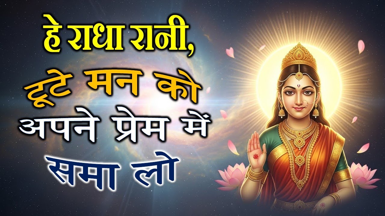 हे राधा रानी, मेरे मन की बेचैनी को प्रेम में बदल दो 🌸 | Emotional Radha Rani Prayer