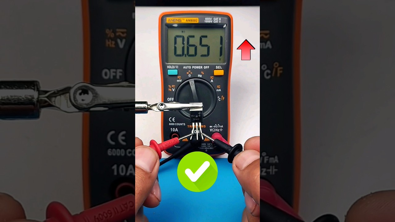 check transistor #uzintech #shorts #transistor
