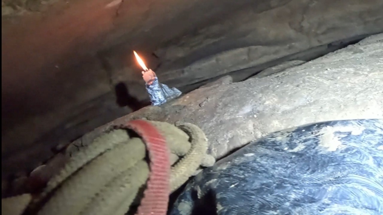 4 Hours Deep Into This Cave We Found A Candle Burning...