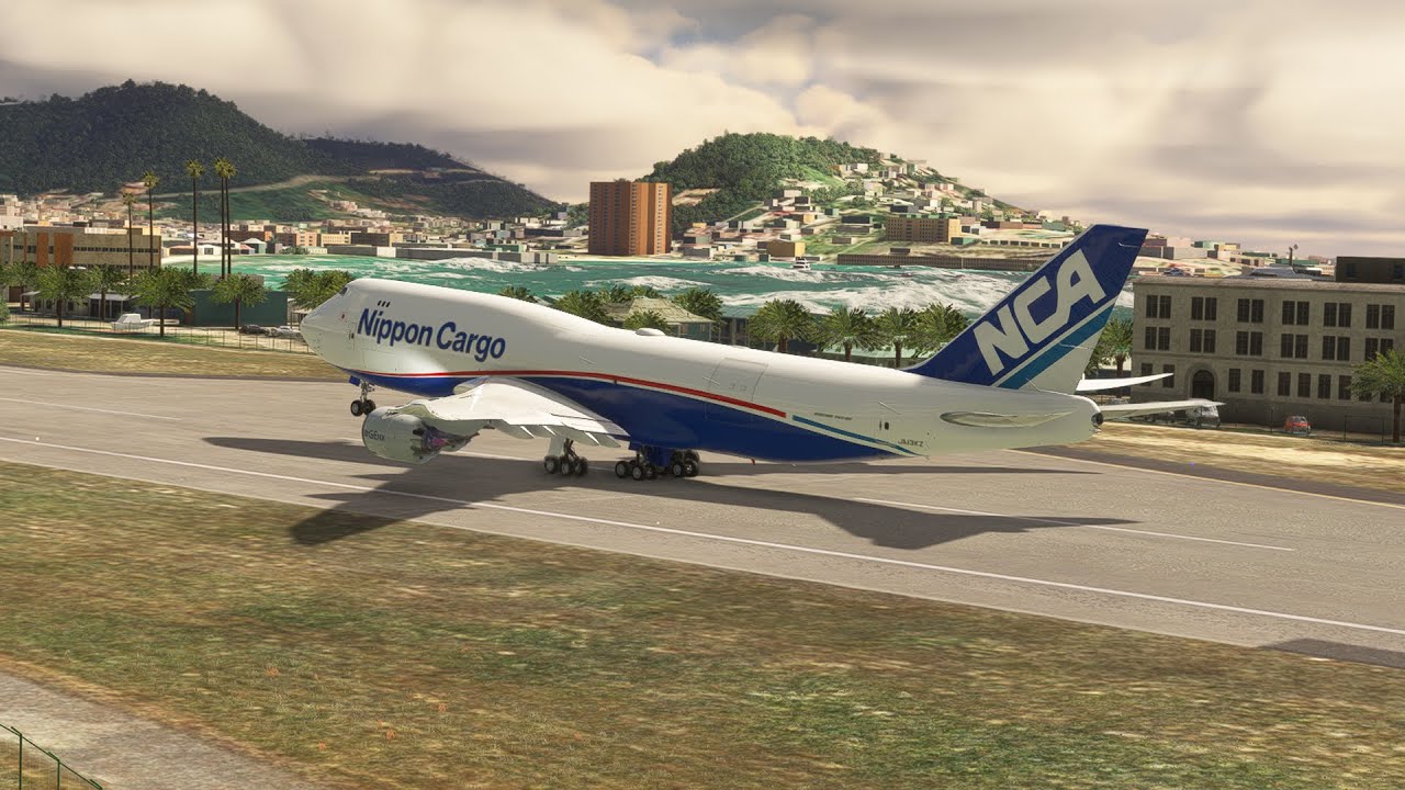 Beautiful Takeoff! Nippon Airways Boeing 747 at St. Maarten Airport