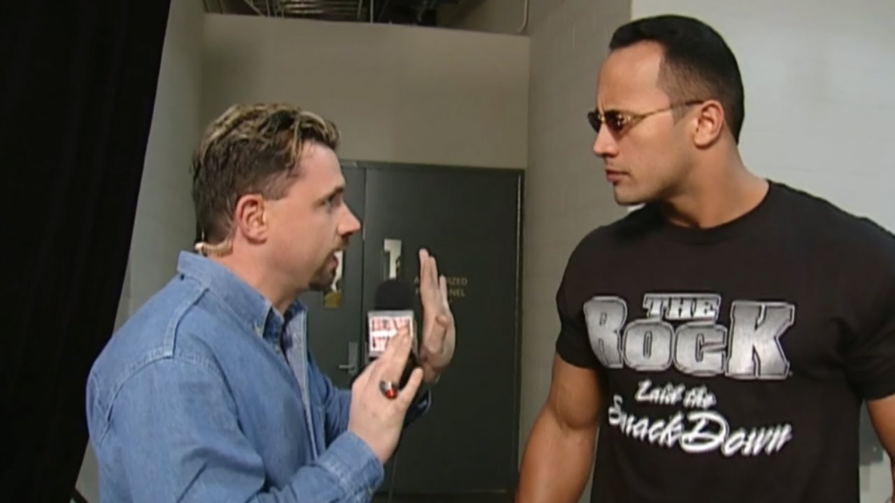 The Rock Arrives / Cuts Promo On The Radicalz - RAW IS WAR