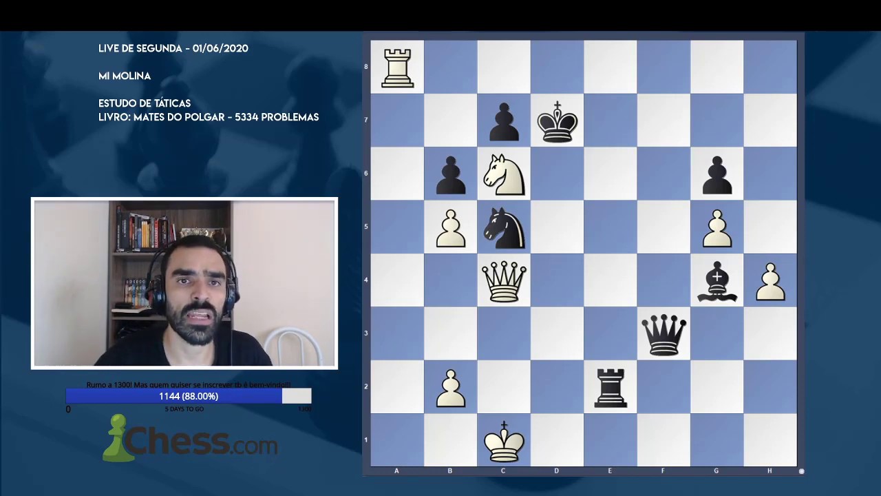 Aulão de Cálculos das Segundas-Feiras - Livro - Polgar Mates - Parte - 4 - MI Roberto Molina