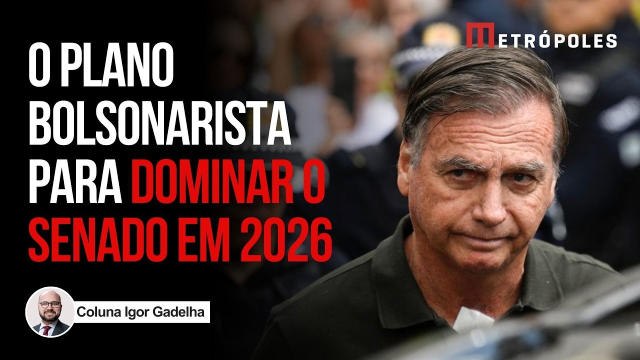 A conta dos bolsonaristas para controlar o Senado em 2027