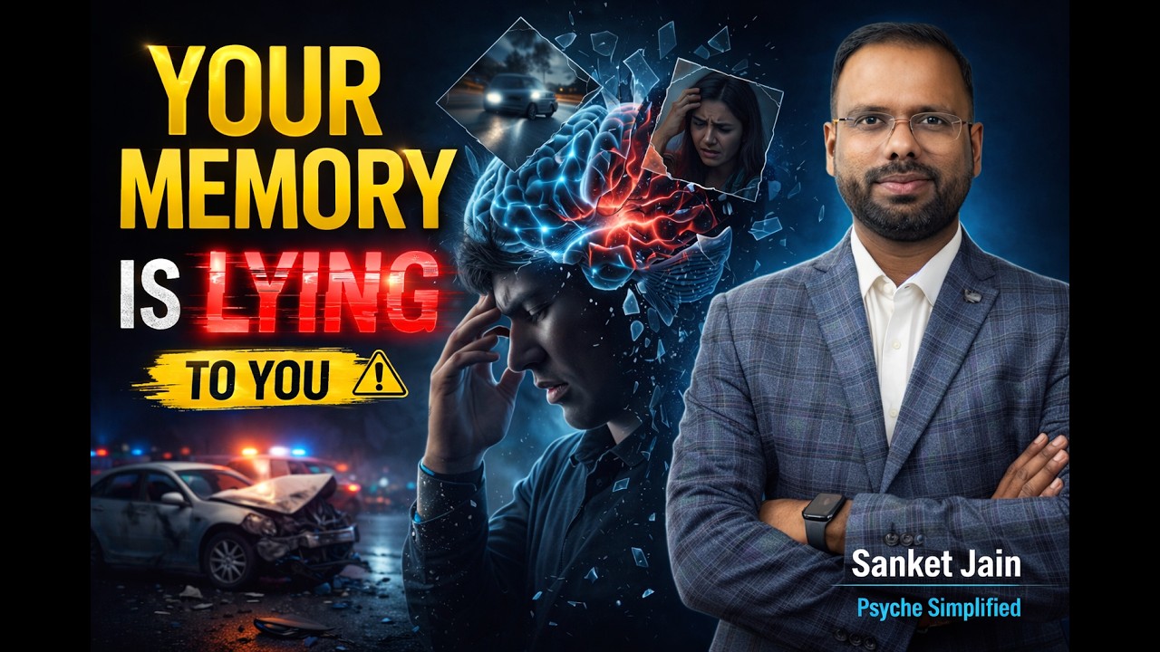 HOW MEMORY CAN BE MISLED? | LOFTUS & POLMER EYEWITNESS TESTIMONY | BY SANKET SIR | PSYCHESIMPLIFIED
