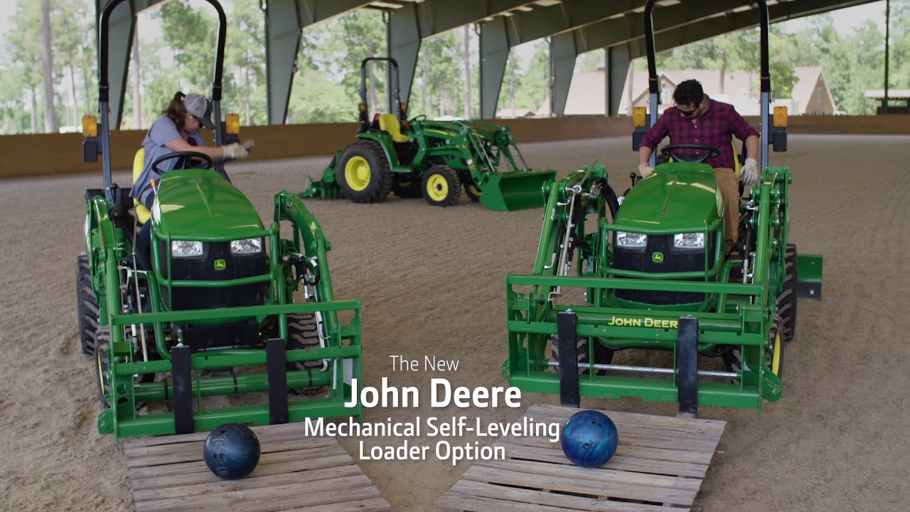 Self-Leveling Loader Bowling Ball Challenge | John Deere Compact Tractors