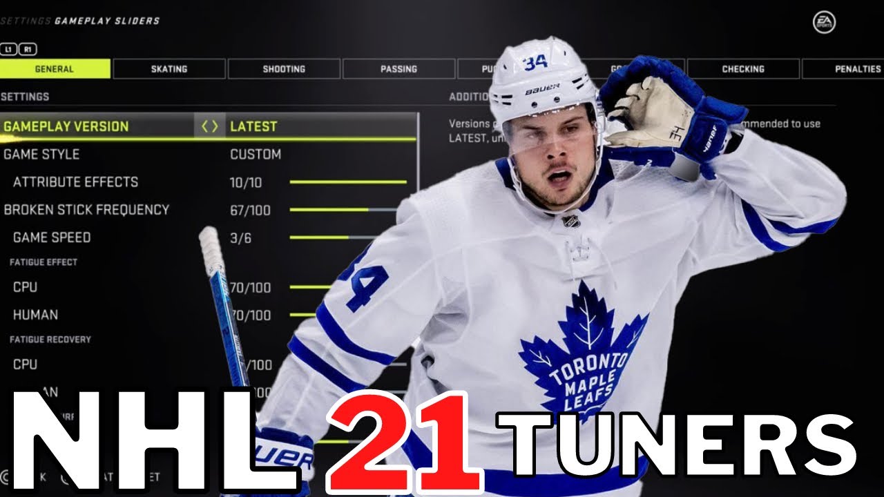 NHL 21 | REALISTIC GAMEPLAY SLIDERS