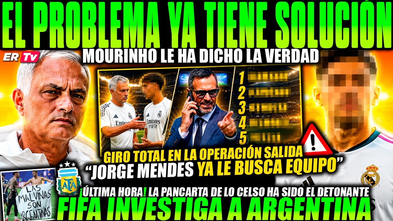 REAL MADRID STAR AGREES TO LEAVE, SETS CONDITIONS FOR MOURINHO! JORGE MENDES SEARCHING FOR NEW CLUB