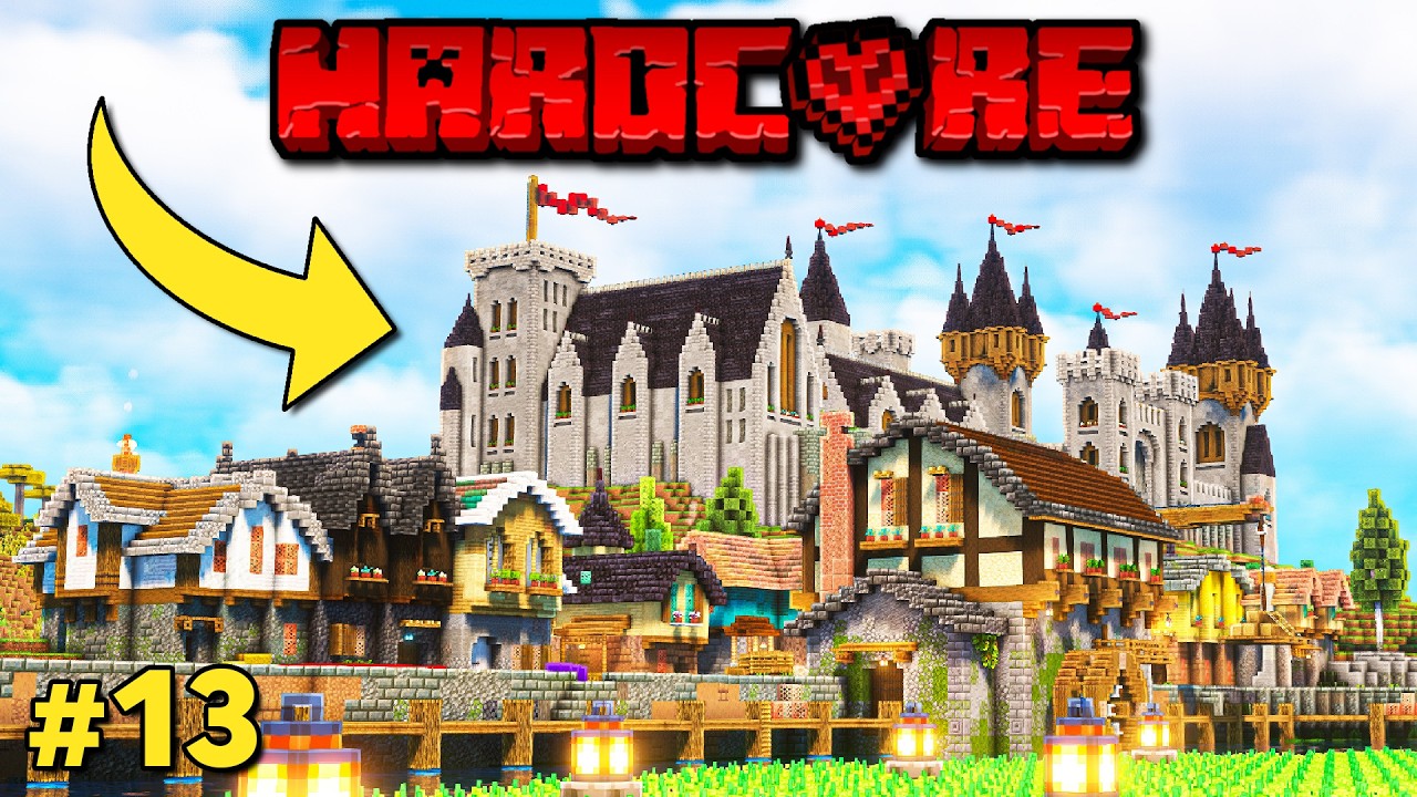 I Built the Perfect Cozy Castle in Hardcore Minecraft