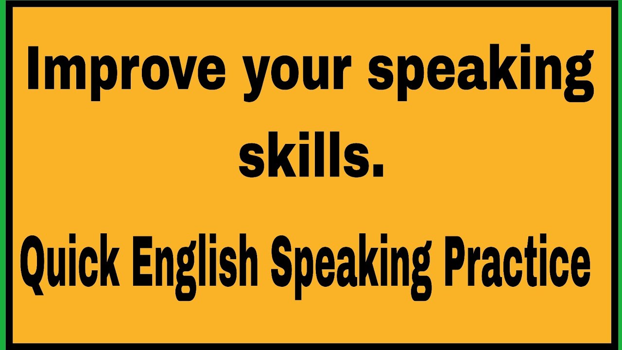 English Sentences for Daily Conversation, speak like a native in 60 seconds 