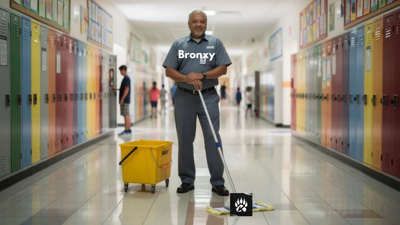 Bronxy | A day in the life of a janitor in Kuma RP 🧹