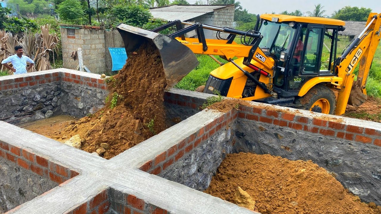 Construction Techniques of Stone Foundation_Filling Gravel On Masonry Stone Basement|Foundation work