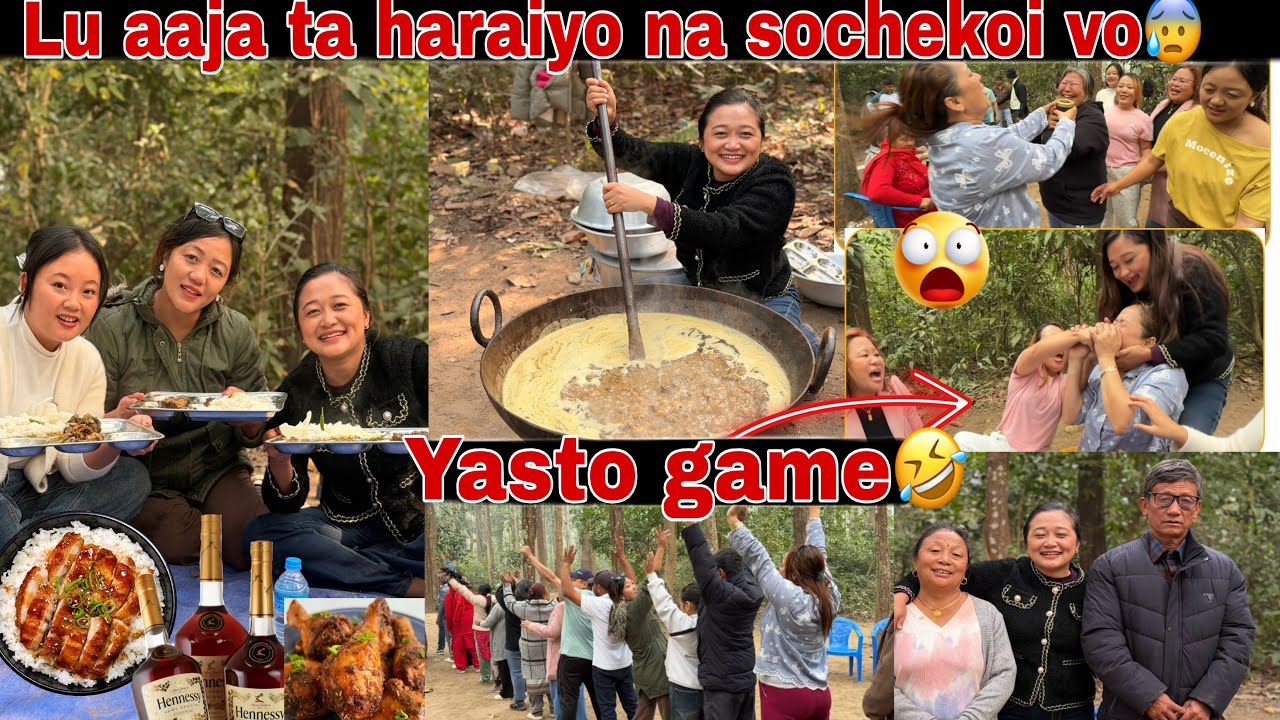 LU AAJA JUNGAL MA YASTO SABAI GAULE MILERA RAMAILO GAME PANI KHELIYO 🤩🤣