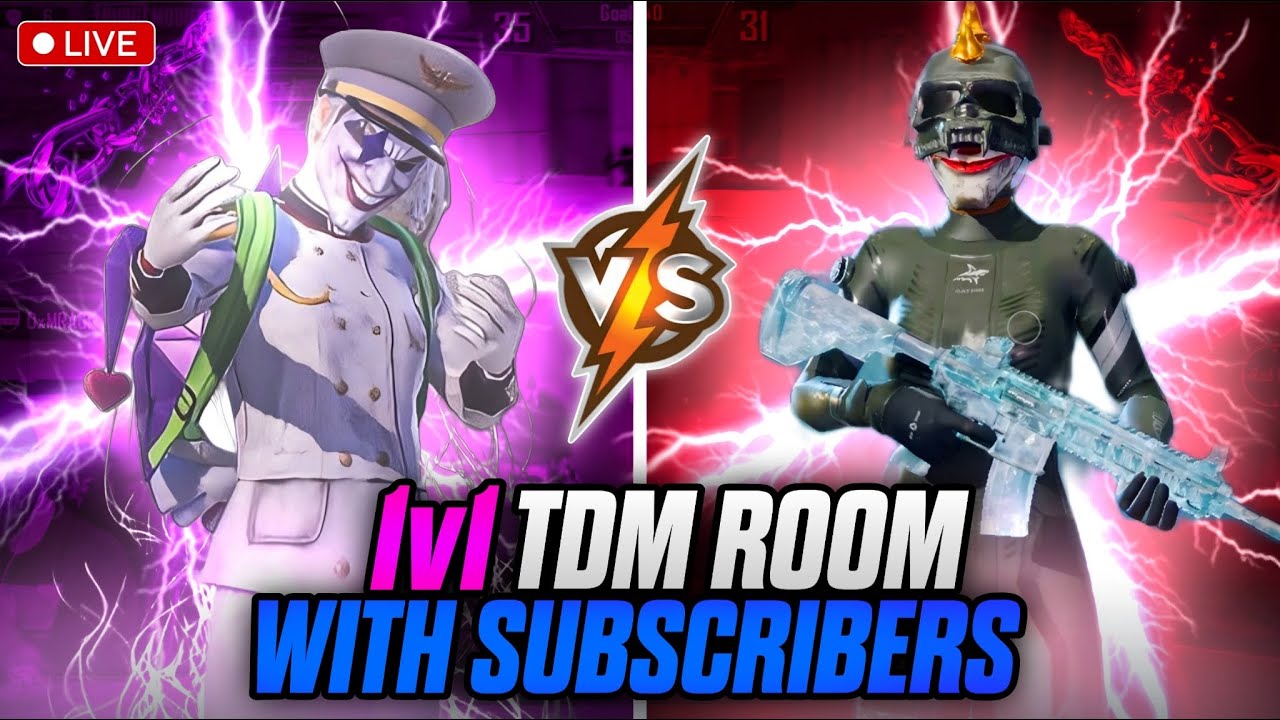 Fastest 6 Finger Player Gameplay On Live Flame Plays Bgmi Live Classic And TDM 1v1 Room