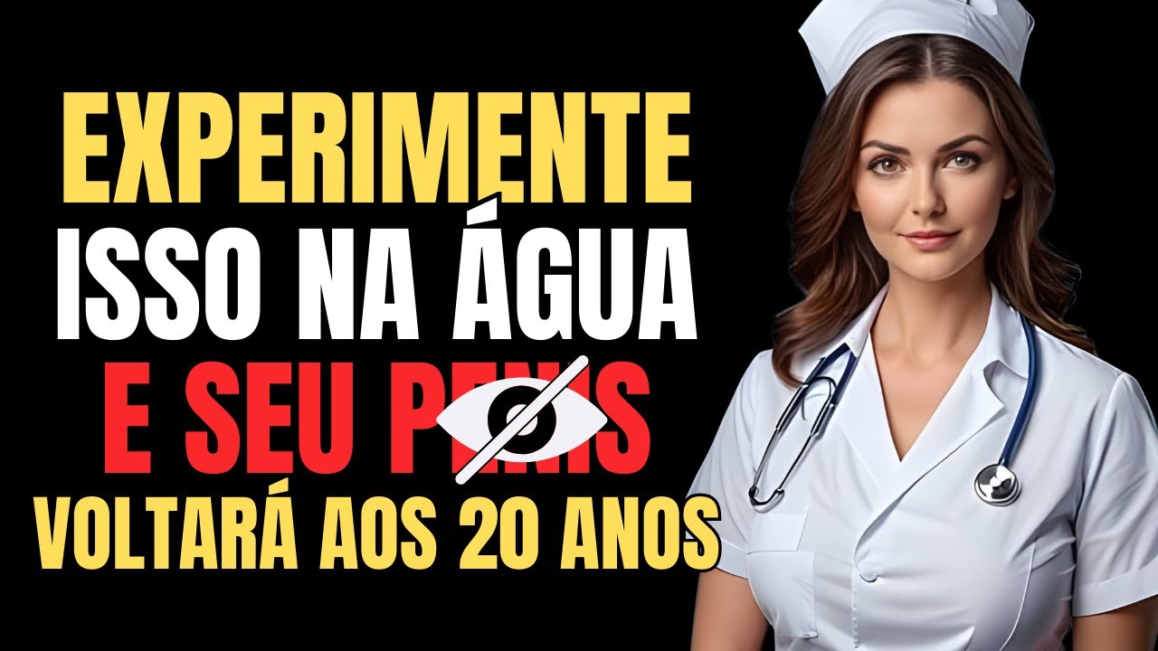 ⚠️Urologia Revela: Água Pura Depois dos 50 Bloqueia Sua Circulação ☠️ — Faça ISSO
