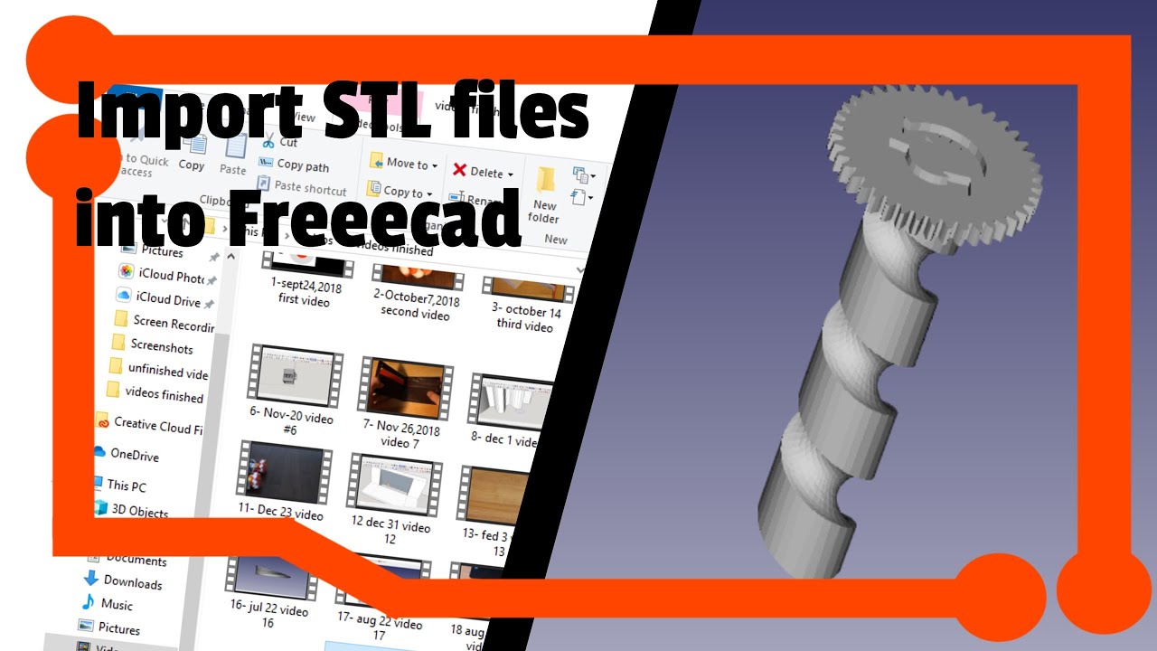 Советы и рекомендации по FreeCAD (#3): импорт/редактирование файлов .STL
