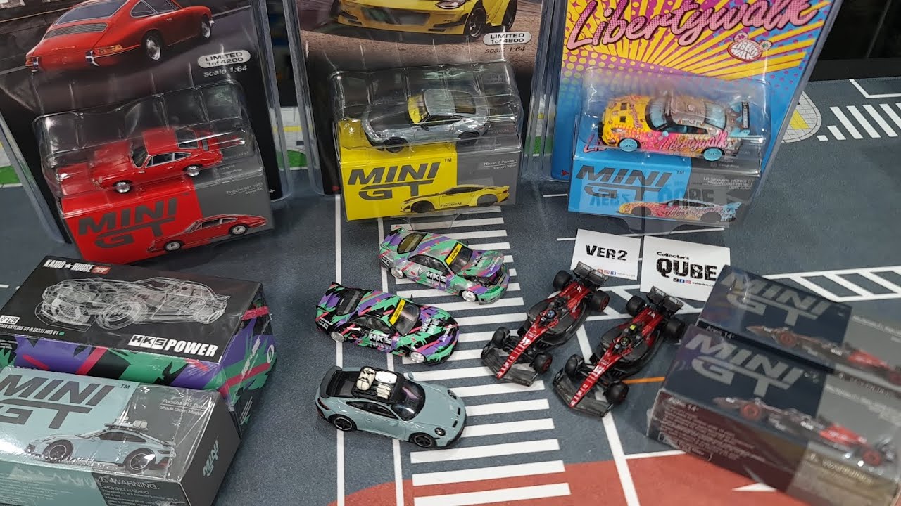 Ver2 MiniGT Drop Ep50 KaidoHouse HKS R33 Новые модели F1 Alfa Romeo Новый Porsche 911 Dakar KUMA ...