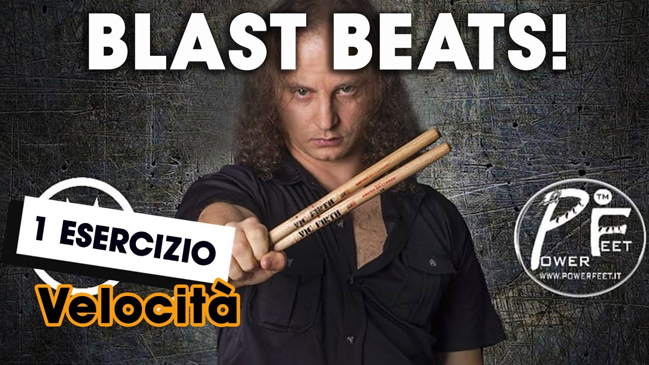 1 ESERCIZIO per la velocità del Blast Beats con David Folchitto!