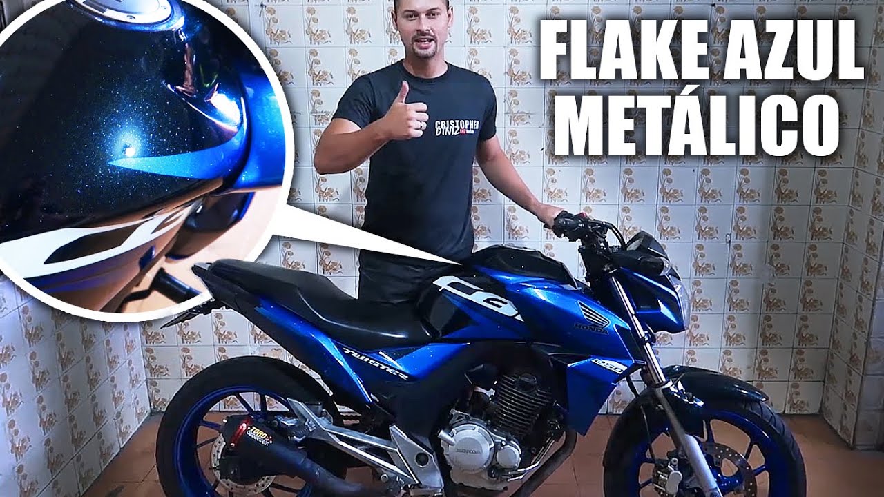 PINTURA FLAKE AZUL METALICO DA TWISTER -  ESTILO DA 2019
