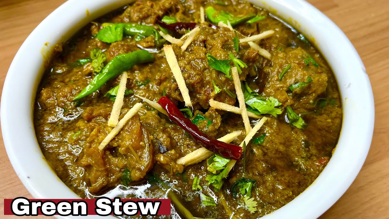 Shadiyo wala Green Stew🔥Behad lazeez Variety of meat❤️100%Halal skin care range by Rania Youth Gold