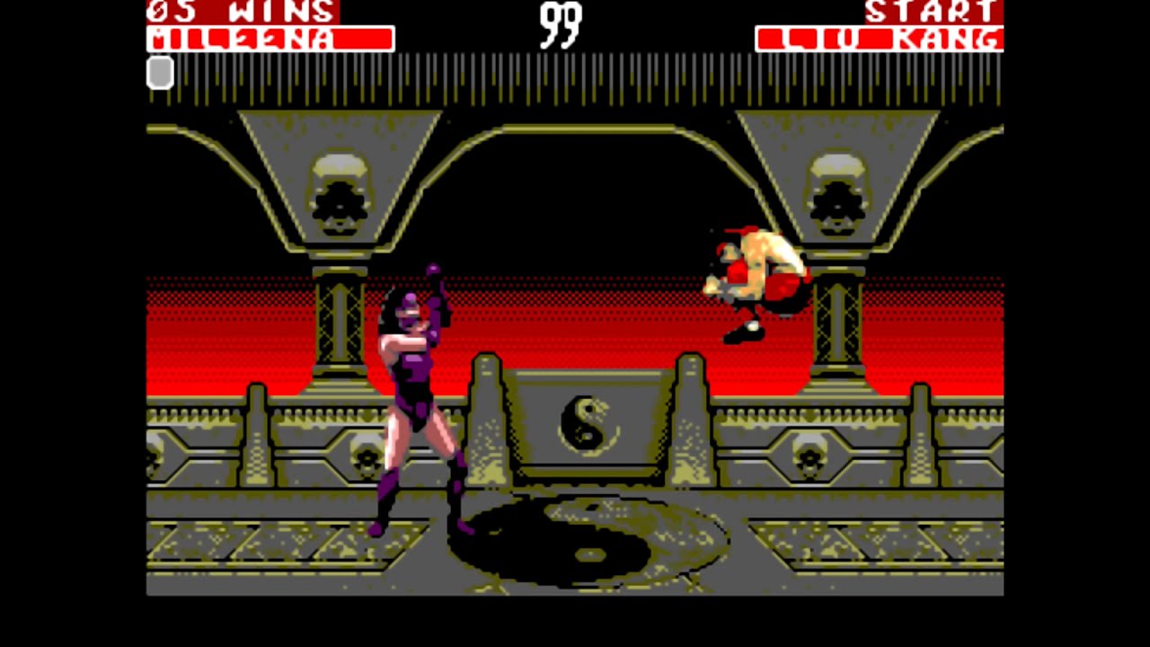 Mortal Kombat 2 Master System - Mileena Playthrough