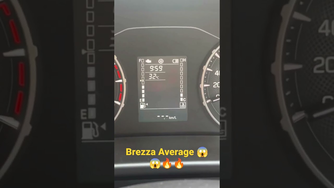 Maruti Suzuki Brezza 2022 Mileage 🔥🔥 #shorts #brezza