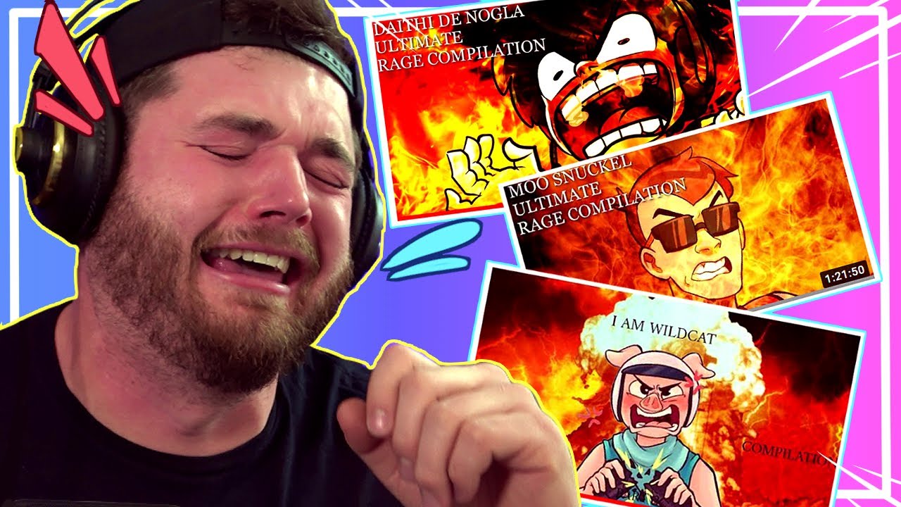Losing my mind reacting to my friend's RAGE compilations!