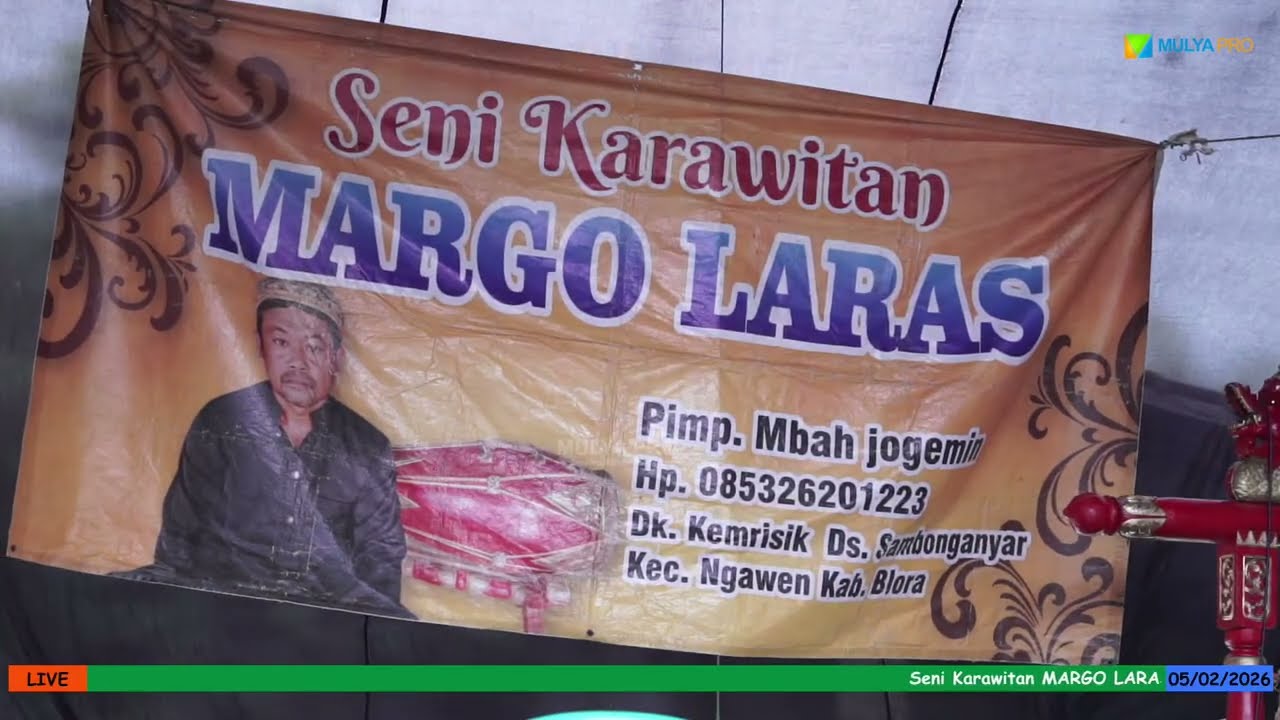 Seni Karawitan MARGO LARAS Pipm. Mbah JOGEMIN Live Gumiring Sidomulyo Banjarejo