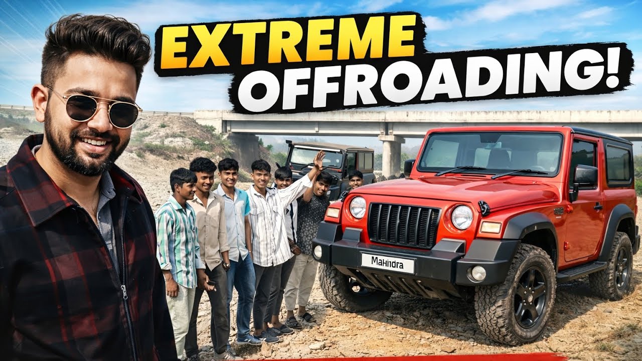 Is Thar Really Unstoppable? 😳 | Extreme Offroading With Subscribers