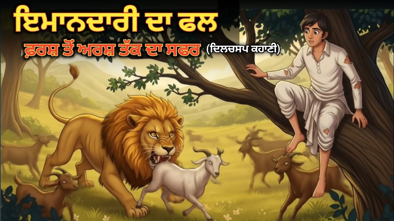 ਇਮਾਨਦਾਰੀ ਦਾ ਫੱਲ। bedtime stories in punjabi।