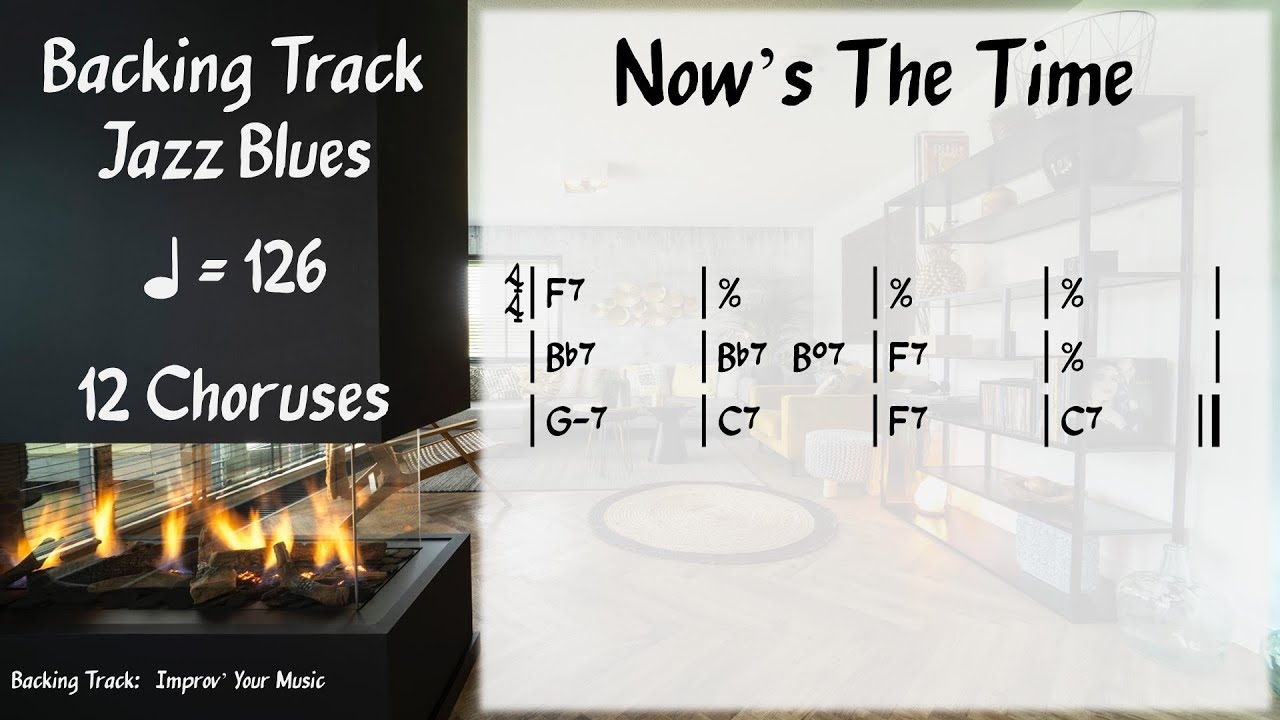 Now's The Time (126 BPM) - Backing Track