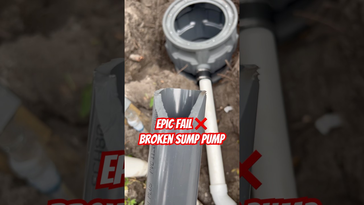 EPIC FAIL ❌ SUMP PUMP BROKER PIPE | DIY Building An Orlando Airbnb