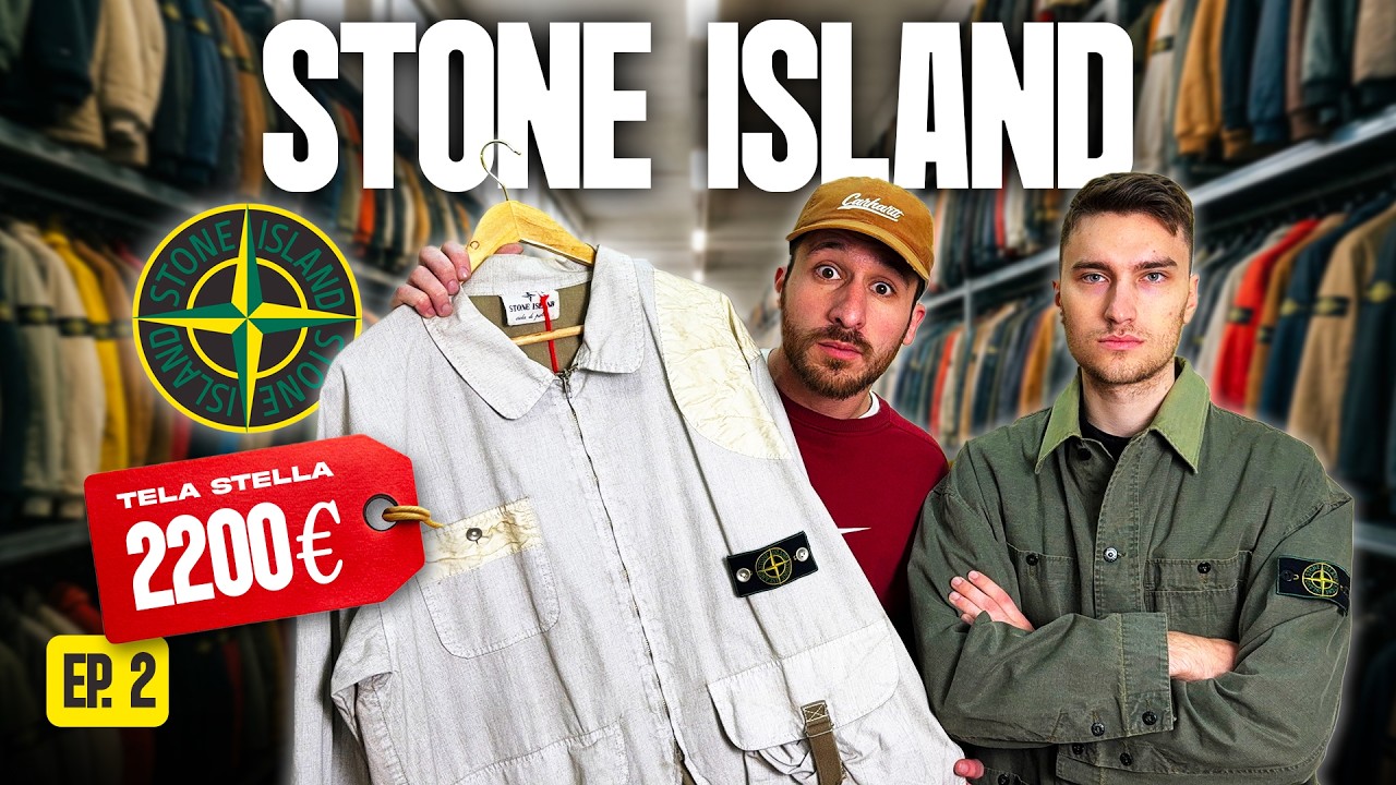 DENTRO L’ARCHIVIO SEGRETO DI STONE ISLAND: QUANTO VALE LA MIA GIACCA COMPRATA AL MERCATO? - EP. 2