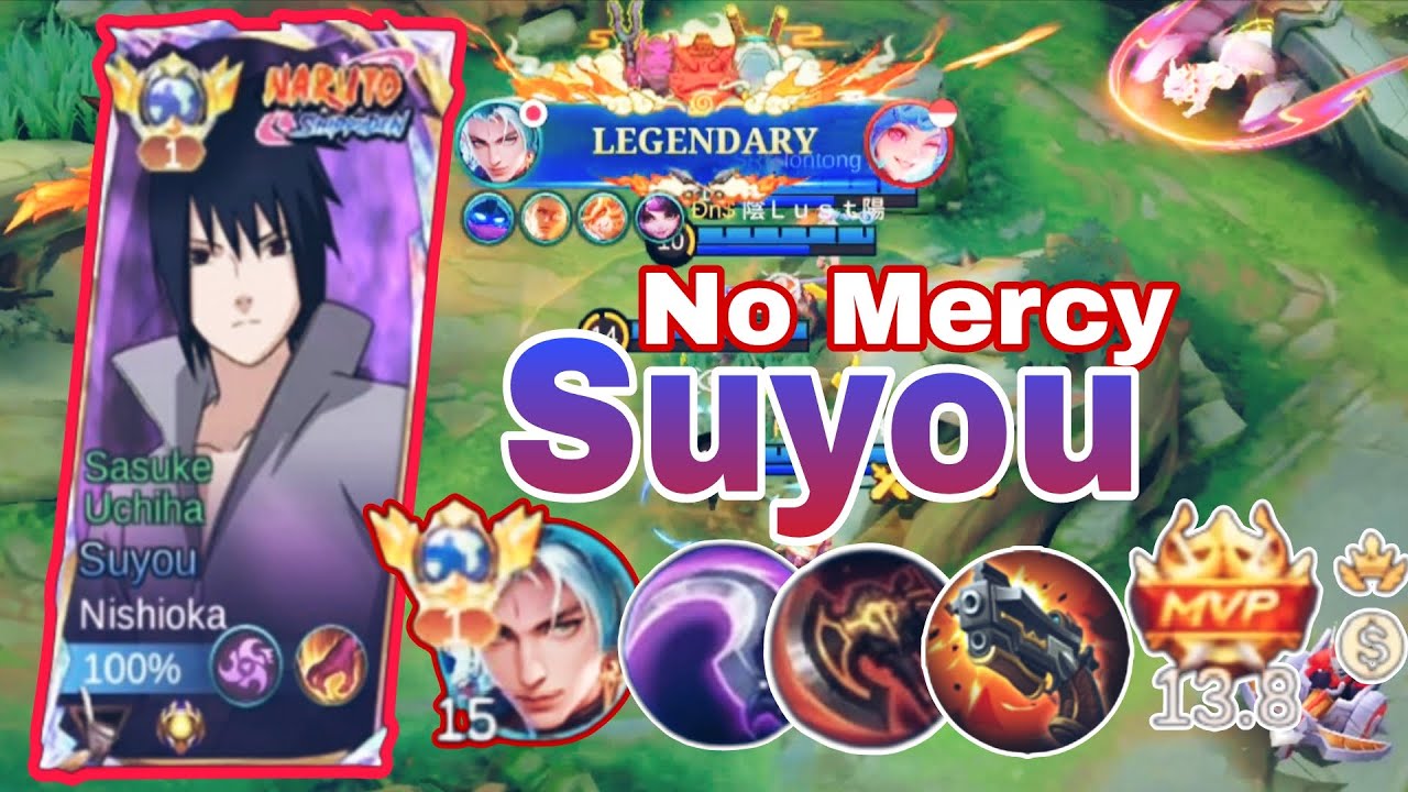 Suyou Goes FULL AGGRESSION! No Mercy Gameplay & OP Build | Top 1 Global By Nishioka.