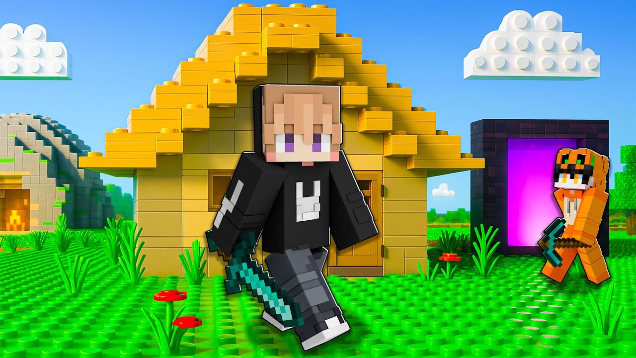 KITA MASUK KE DUNIA LEGO DI MINECRAFT!!