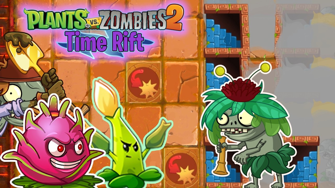 Blowgun Imp, things get smoke-y & more OST dramatic - Lost City & Peach quest | PvZ 2 Time Rift