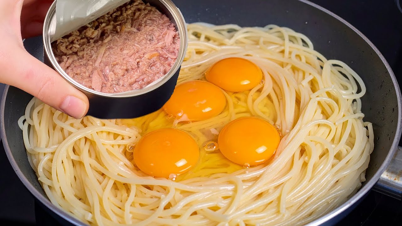 Вкуснейшая паста с тунцом за 15 минут! Я научился этому трюку в одном дорогом ресторане!